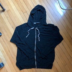 Stretch zip hoodie